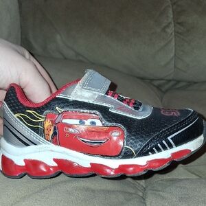 Disney Cars Black and Red Kids' Sneakers